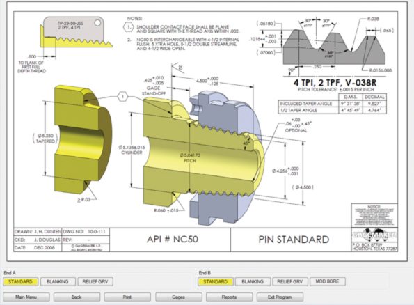 Rotary Shouldered Connection Thread Inspection System | Gagemaker